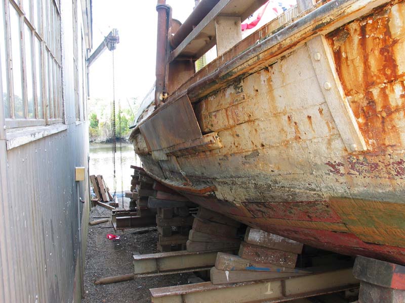 starboard side before